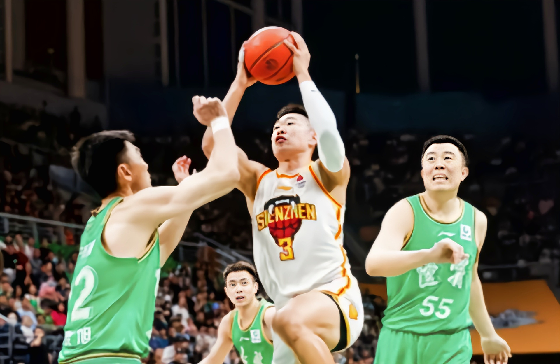 深圳队完胜辽宁队，乔治惊艳四座的简单介绍